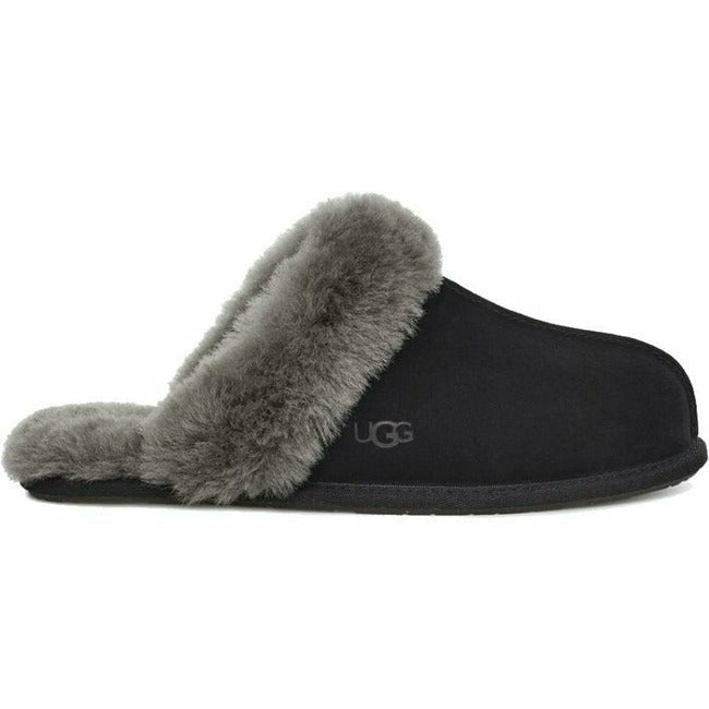 UGG Women's Scuffette II Slipper Black/Grey 1106872 BCGR
