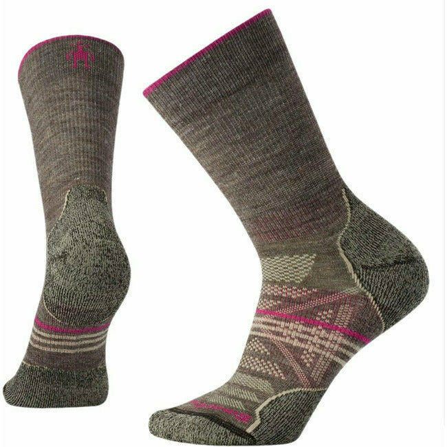 Smartwool Women's PhD Outdoor Light Crew Sock Taupe SW001311236