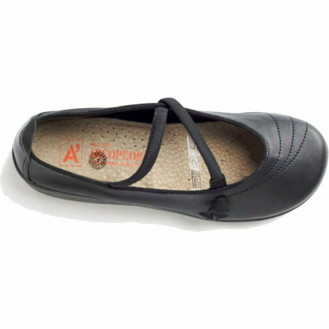 Arcopedico Women&#39;s Vitoria Z Black Leather Maryjane ARCOPEDICO FOOTWEAR Roderer Shoe Center