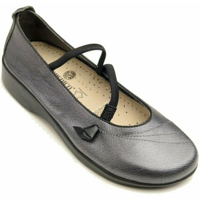 Arcopedico Women's Vitoria Z Pewter Leather Maryjane ARCOPEDICO FOOTWEAR Roderer Shoe Center