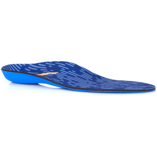 Angled view of Unisex PowerStep Pinnacle Low Orthotic Insoles