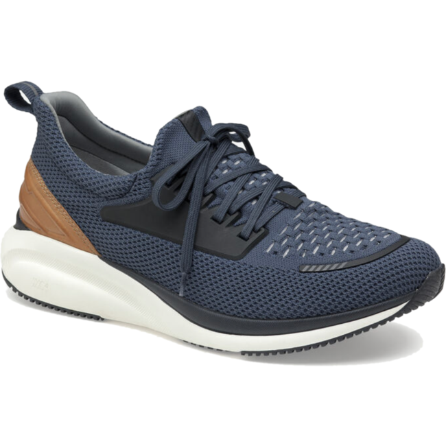 Johnston and Murphy Men's XC4 TR1 Sport Hybrid Waterproof Shoe Navy Knit/Full Grain 25-6599