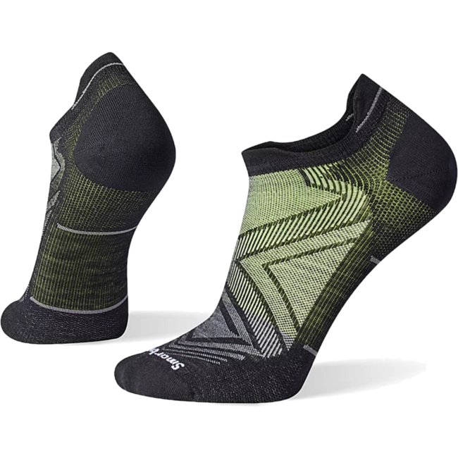 Smartwool Unisex Run Zero Cushion Low Ankle Sock Black SW001651001