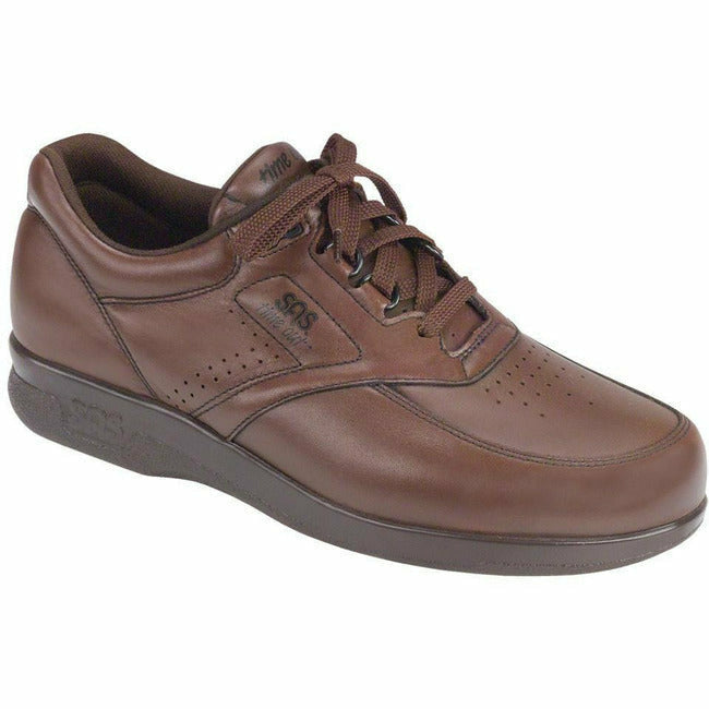 SAS Men's Time Out Leather Comfort Walking Shoe Antique Walnut SAS FOOTWEAR Roderer Shoe Center