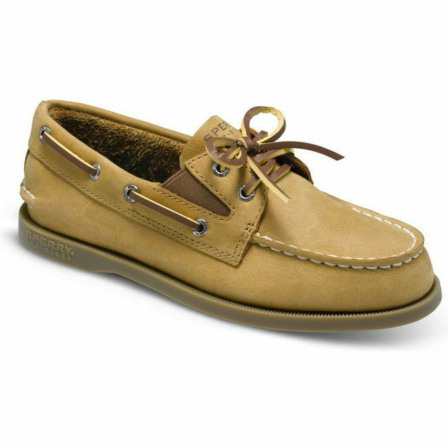 Sperry Kids A/O Authentic Original Boat Shoe Sahara Leather STRIDE RITE FOOTWEAR Roderer Shoe Center