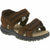 Stride Rite Kids Wyatt Sandal Velcro Closure (Infant/Toddler) Dark Brown STRIDE RITE FOOTWEAR Roderer Shoe Center