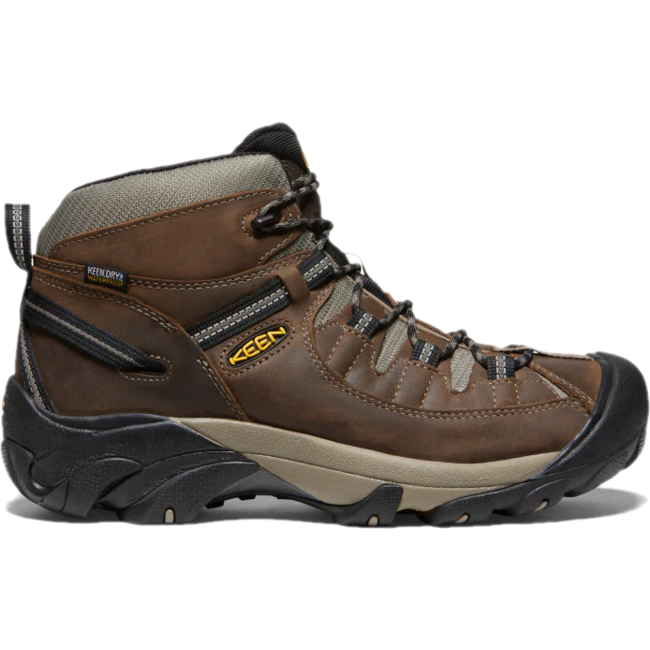 Keen Men's Targhee II Mid Waterproof Hiking Boot SHITAKE/BRINDLE 1008418/1012126