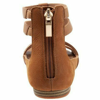 SoftWalk Women's Cazadero Gladiator Sandal Saddle Leather SOFT WALK FOOTWEAR Roderer Shoe Center