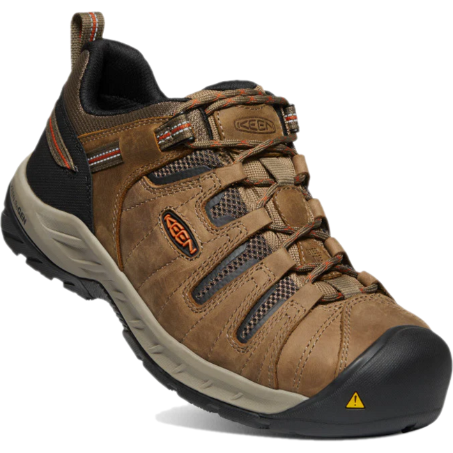 Keen Men's Flint II Steel Toes EH Rated Work Shoes Leather KEEN FOOTWEAR Roderer Shoe Center