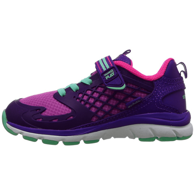 Stride Rite M2P Cannan Machine Washable Sneaker (Toddler) Purple STRIDE RITE FOOTWEAR Roderer Shoe Center