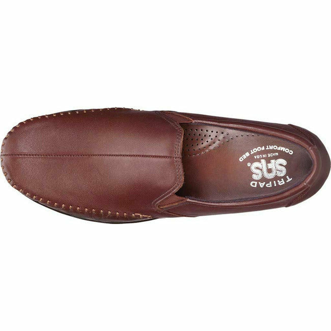 SAS Dream Women's Slip On Loafer Moc Brown Leather SAS FOOTWEAR Roderer Shoe Center
