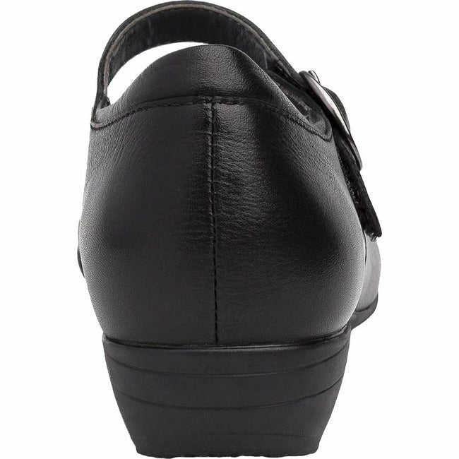Dansko Women's Fawna Maryjane Dress Casual Flat Black Leather DANSKO FOOTWEAR Roderer Shoe Center