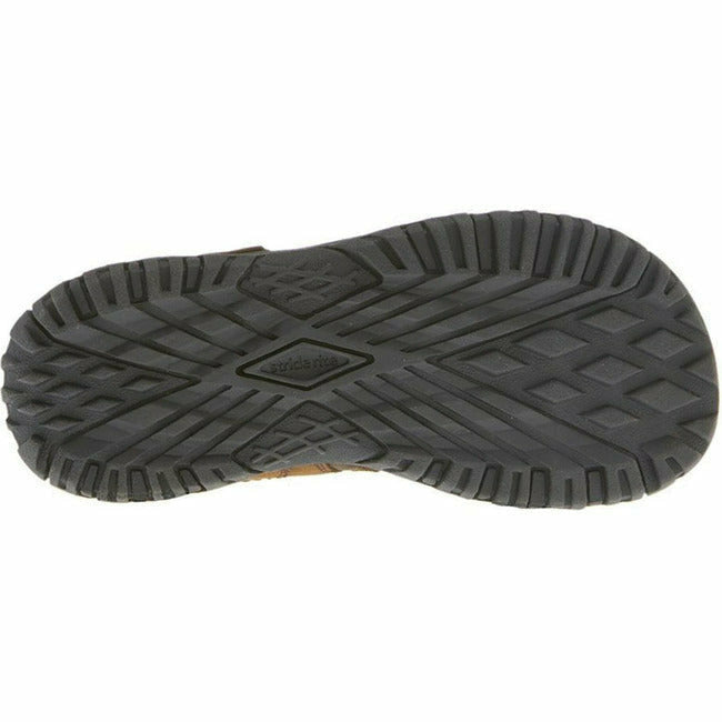Stride Rite Kids Wyatt Sandal Velcro Closure (Little Kid) Dark Brown STRIDE RITE FOOTWEAR Roderer Shoe Center