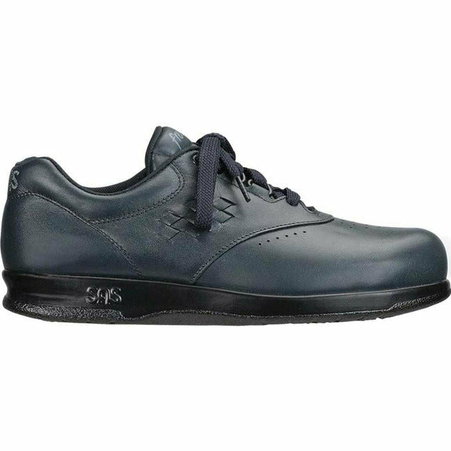 SAS Women's Freetime easy Laceup Comfort Walking Shoe Navy Leather SAS FOOTWEAR Roderer Shoe Center