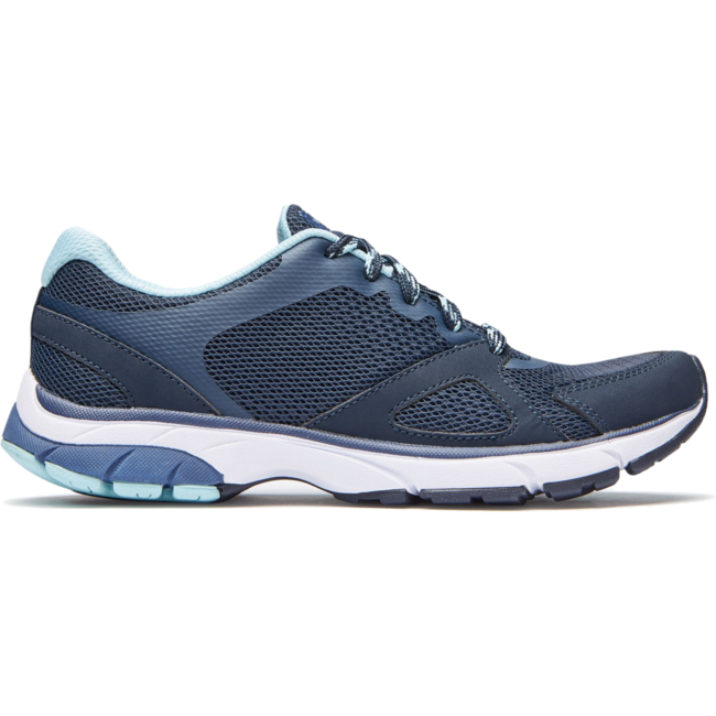 Vionic Women's Tokyo Supportive Lace Up Walking Sneaker Navy VIONIC FOOTWEAR Roderer Shoe Center