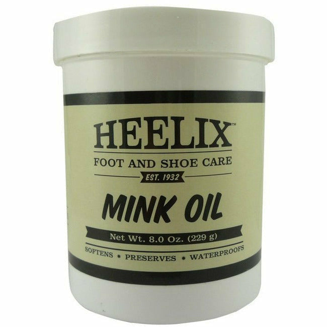 Heelix Mink Oil for Smooth Leather Vinyl Prevents Stains Drying Cracking AGS INC. ACCESSORIES Roderer Shoe Center