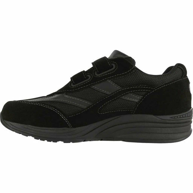 SAS Men&#39;s JV Mesh Black Velcro Active Walking Sneaker SAS FOOTWEAR Roderer Shoe Center