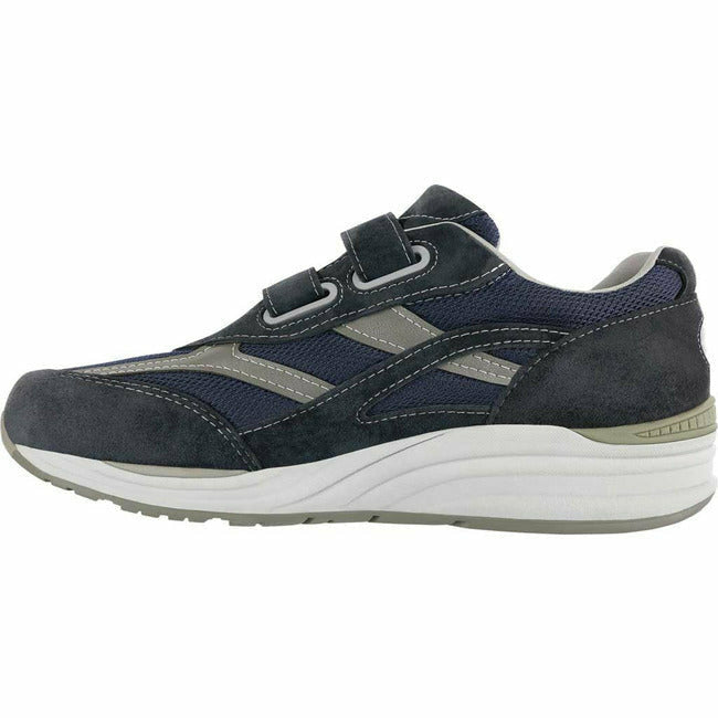 SAS Men&#39;s JV Mesh Blue Velcro Active Walking Sneaker SAS FOOTWEAR Roderer Shoe Center