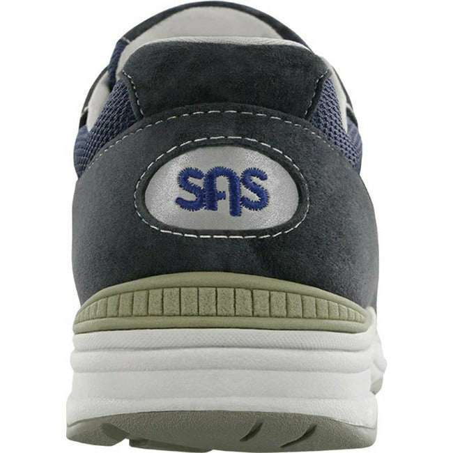 SAS Men&#39;s JV Mesh Blue Velcro Active Walking Sneaker SAS FOOTWEAR Roderer Shoe Center