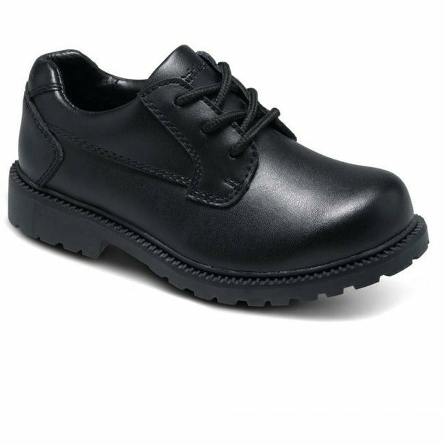 Stride Rite Kids Taft Lace Oxford Black Leather (Little Kid/Youth) STRIDE RITE FOOTWEAR Roderer Shoe Center