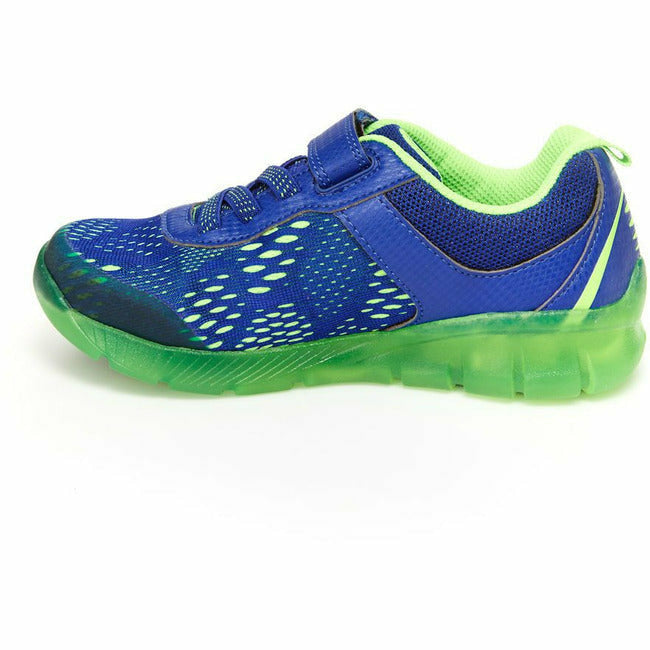 Stride Rite Lighted Neo Machine Washable Sneaker (Toddler) Blue STRIDE RITE FOOTWEAR Roderer Shoe Center
