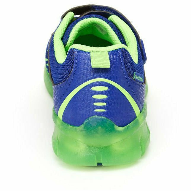 Stride Rite Lighted Neo Machine Washable Sneaker (Toddler) Blue STRIDE RITE FOOTWEAR Roderer Shoe Center