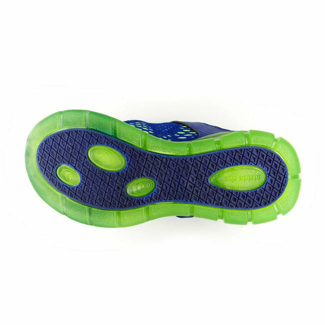 Stride Rite Lighted Neo Machine Washable Sneaker (Toddler) Blue STRIDE RITE FOOTWEAR Roderer Shoe Center