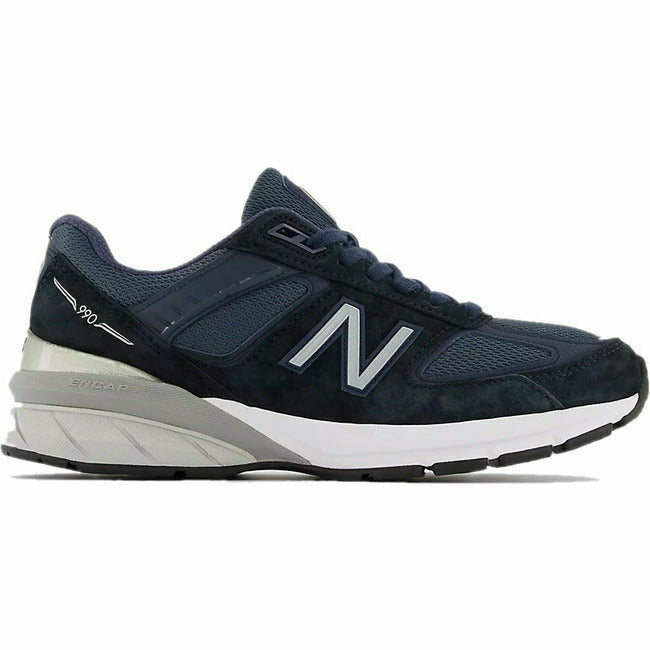 New Balance 990 Womens Made in USA Walking Running Shoe Navy 990NV5 NEW BALANCE FOOTWEAR Roderer Shoe Center