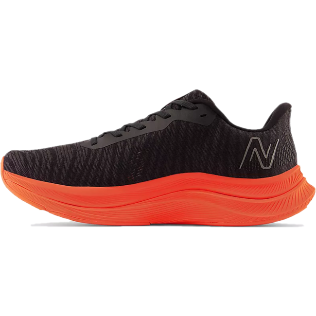 New Balance Men's FuelCell Propel V4 Running Shoe Black/Orange MFCPRLO4 