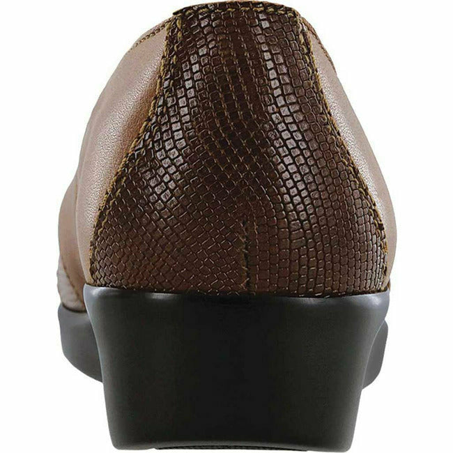 SAS Women's Nora Casual Slip On Dual Side Gore Loafer Auburn Leather SAS FOOTWEAR Roderer Shoe Center