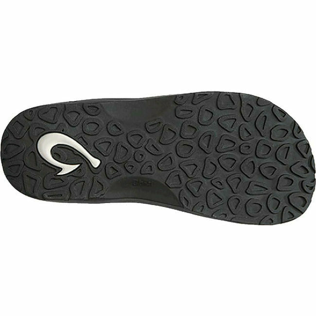Olukai Men&#39;s Ohana Flip Flop Slip On Sandal Black/Dark Shadow OLUKAI FOOTWEAR Roderer Shoe Center