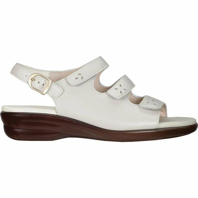 SAS Women's Quatro Slingback Adjustable Sandal Bone Leather SAS FOOTWEAR Roderer Shoe Center