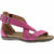 Naot Women's Rianna Cross Strap Sandal Pink Plum Nubuck NAOT FOOTWEAR Roderer Shoe Center