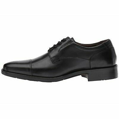 Johnston & Murphy Men's Lancaster Cap Toe Dress Shoe Black Full Grain 20-6901