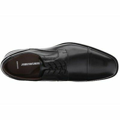 Johnston &amp; Murphy Men's Lancaster Cap Toe Dress Shoe Black Full Grain 20-6901