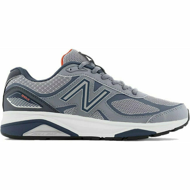 Lateral side of New Balance Women’s 1540 V3 Running Shoe with Rollbar Stability and Support in Grey