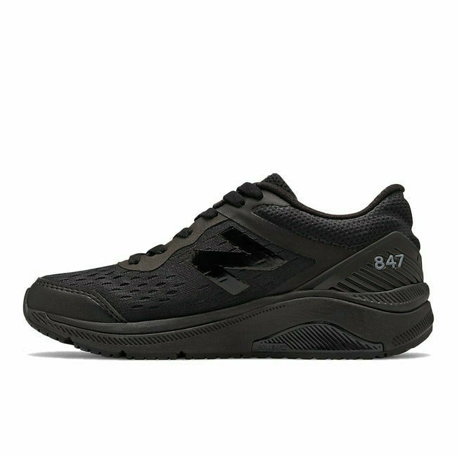Womens black new balance walking shoes Clearance