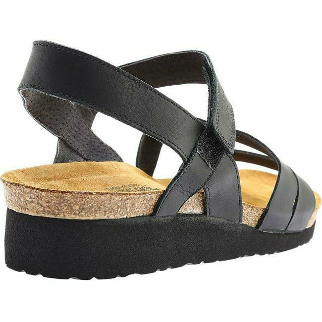 Naot Kayla Women's Multi-Strap Sandal Black Smooth Leather NAOT FOOTWEAR Roderer Shoe Center