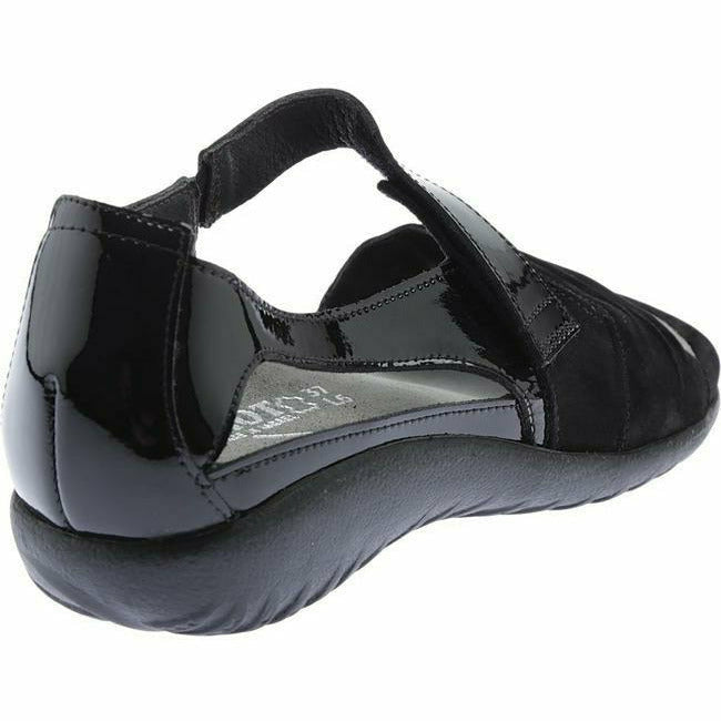 Naot Women's Papaki Adjustable Comfort Sandal/Shoe Black NAOT FOOTWEAR Roderer Shoe Center