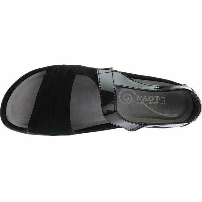 Naot Women's Papaki Adjustable Comfort Sandal/Shoe Black NAOT FOOTWEAR Roderer Shoe Center