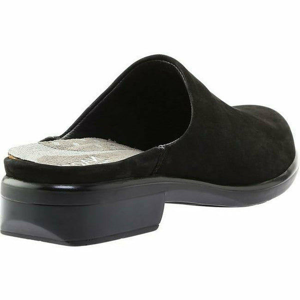 Naot Women's Lodos Slipon Mule Clog Comfort Cork Footbed Black Nbk