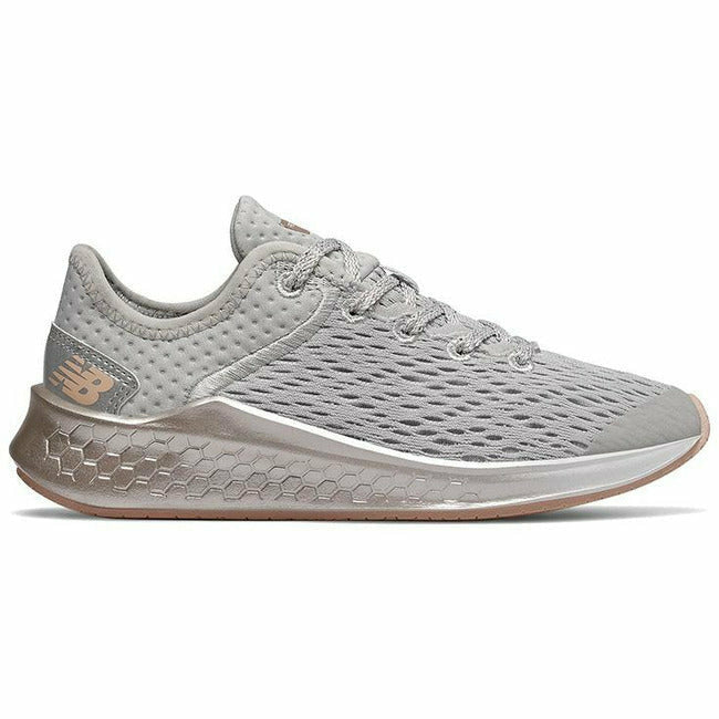 New Balance Girls YKFSTMG Lace Up Sneaker (Toddler/LIttle Kid/Youth) Gray NEW BALANCE FOOTWEAR Roderer Shoe Center